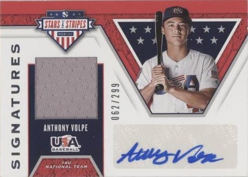 2019 Panini Anthony Volpe auto 直筆サイン　シリ 2019 Panini Anthony Volpe auto 直筆サイン シリ 2019 Panini