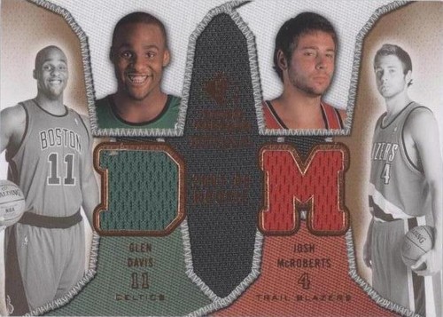 2007-08 SP Rookie Threads - Josh McRoberts/Glen Davis #DRT-MD