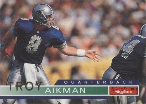 1995 Skybox Impact Troy Aikman #34