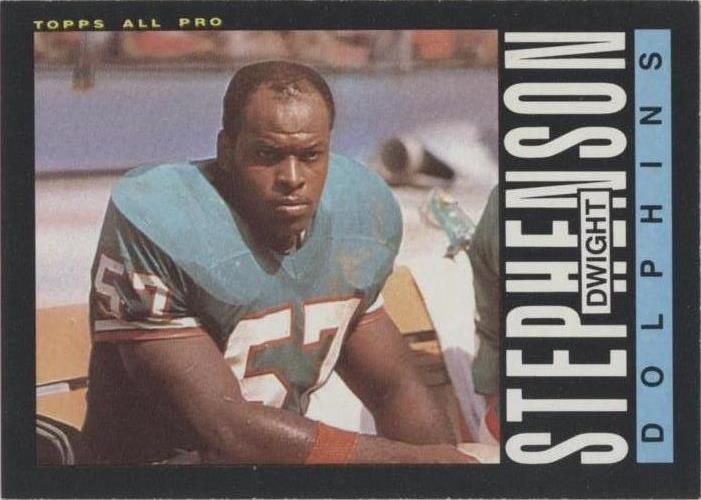 1985 Topps Dwight Stephenson #318