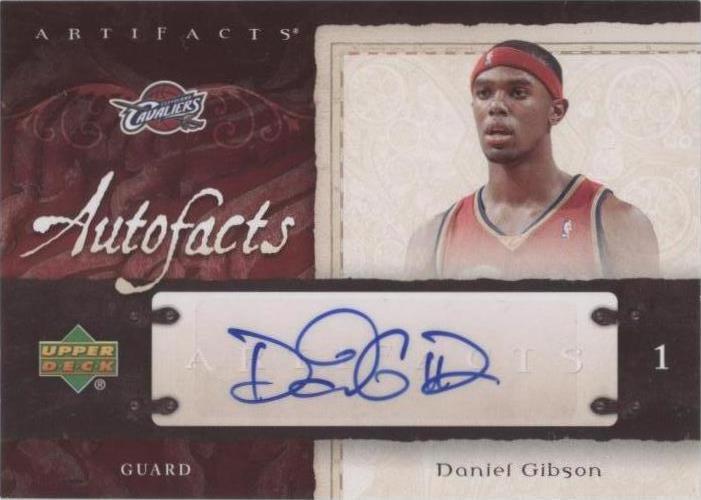 Artefactos de cubierta superior 2007-08 - Daniel Gibson #AF-DG