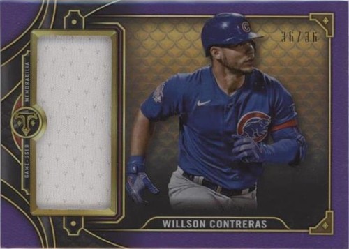 2022 Topps Triple Threads - Willson Contreras #SJR1-WC2