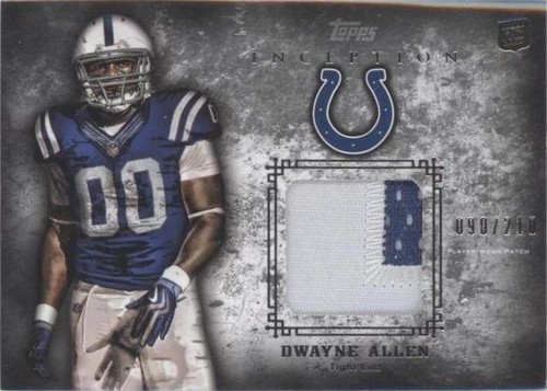 2012 Topps Inception Dwayne Allen #RP-DA