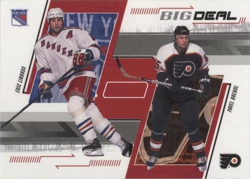 2002-03 In the Game Be A Player Memorabilia - Eric Lindros Pavel Brendl #236