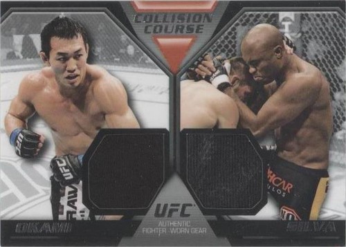 2011 Topps UFC Moment of Truth - Anderson Silva Yushin Okami #CCDR-OS