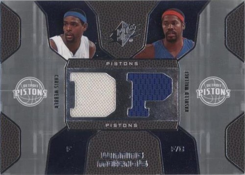 2007-08 SPx - Chris Webber/Rasheed Wallace #WMC-WW