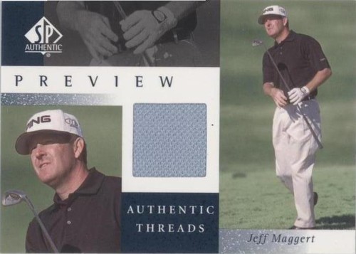 2001 SP Authentic Preview - Jeff Maggert #JM-AT