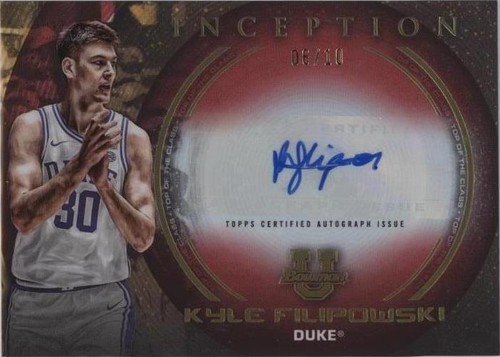 2022-23 Bowman Inception University - Kyle Filipowski #TOP-KF