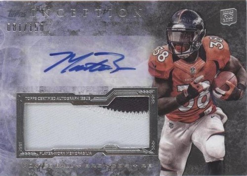 2013 Topps Inception Montee Ball #IAJP-MBA
