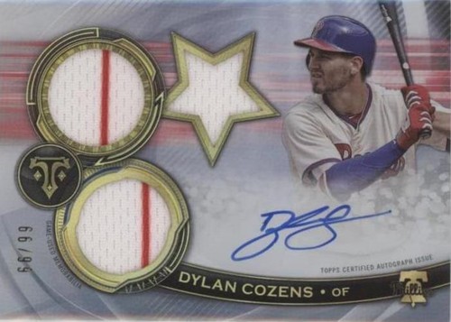 2019 Topps Triple Threads - Dylan Cozens #RFPAR-DC