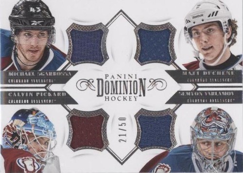 2013-14 Panini Dominion - Calvin Pickard Matt Duchene Michael Sgarbossa #Q-COL