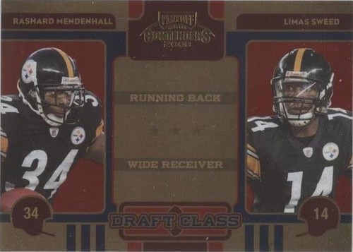2008 Playoff Contenders Limas Sweed Rashard Mendenhall #27