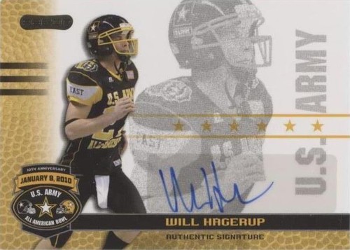 2010 Razor U.S. Army All-American Bowl Will Hagerup #BA-WH1