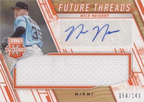 2019 Panini Elite Extra Edition - Nick Neidert #FTS-NN