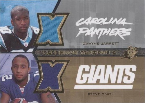 2007 SPx Dwayne Jarrett Steve Smith #FT2-JS