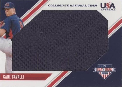 2020 Panini USA Baseball Stars & Stripes - Cade Cavalli #J-CA