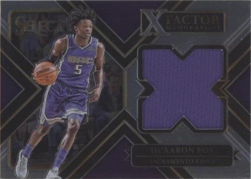 2017-18 Panini Select - De'Aaron Fox #XF-DAF