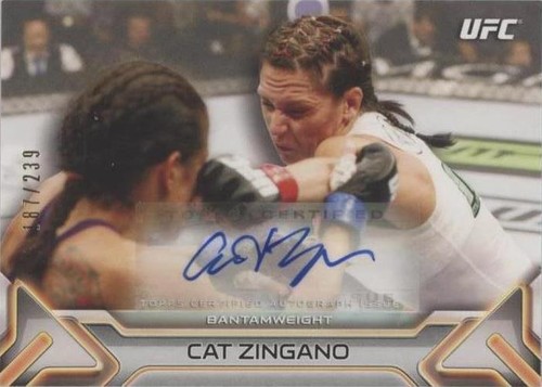2016 Topps UFC Knockout - Cat Zingano #KA-CZ