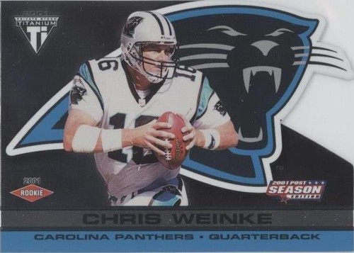 2001 Pacific Private Stock Titanium Postseason Chris Weinke #P15