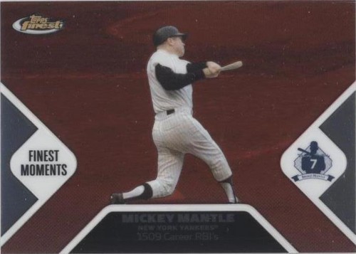 2006 Topps Finest - Mickey Mantle #MMFM16