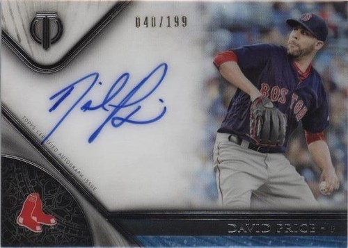 2017 Topps Tribute - David Price #TA-DP