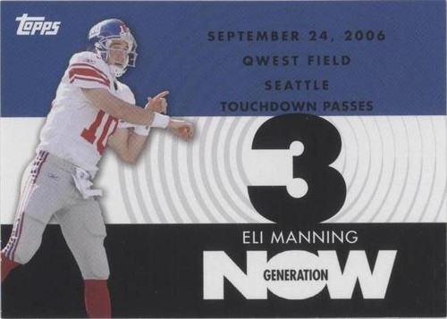 2007 Topps Eli Manning #GN-EM3
