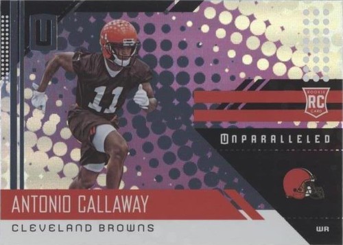 2018 Panini Unparalleled Antonio Callaway #296