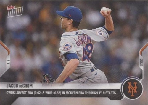 2021 Topps Now - Jacob deGrom #318