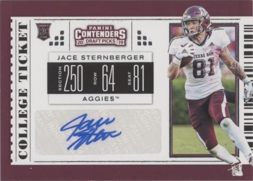 2019 Panini Contenders Draft Picks Jace Sternberger #252