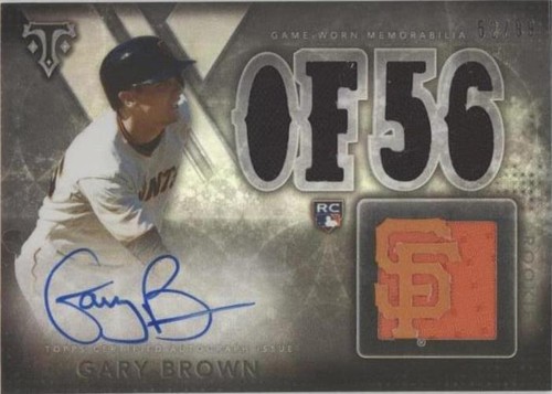 2015 Topps Triple Threads - Gary Brown #127