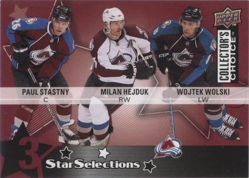 2009-10 Upper Deck Collector's Choice - Milan Hejduk Paul Stastny Wojtek Wolski #208
