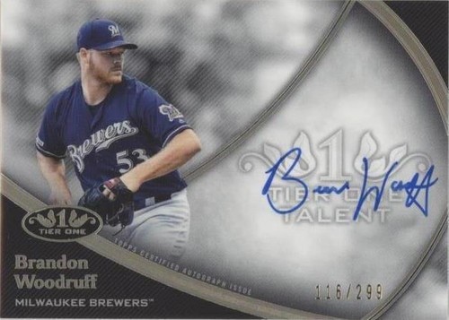 2020 Topps Tier One - Brandon Woodruff #T1TA-BW