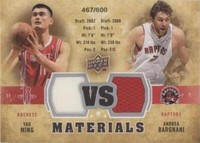 2009-10 Upper Deck - Andrea Bargnani/Yao Ming #VS-YA