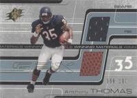 2001 SPx Anthony Thomas #WM-AT