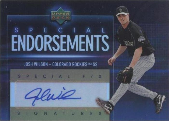 2006 Upper Deck Special F/X - Josh Wilson #SE-JO