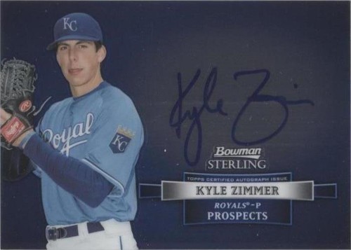 2012 Bowman Sterling - Kyle Zimmer #BSAP-KZ