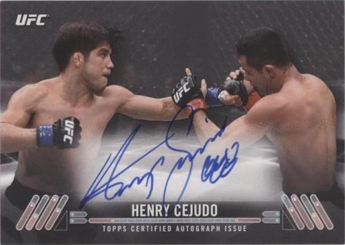 2017 Topps UFC Knockout - Henry Cejudo #KA-HC