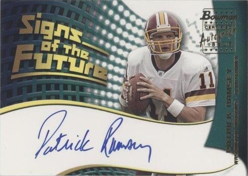 2002 Bowman Patrick Ramsey #SF-PR