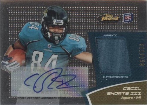 2011 Topps Finest Cecil Shorts #RAP-CS