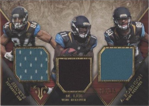 2014 Topps Triple Threads Allen Robinson Cecil Shorts Marqise Lee #TTRT-35