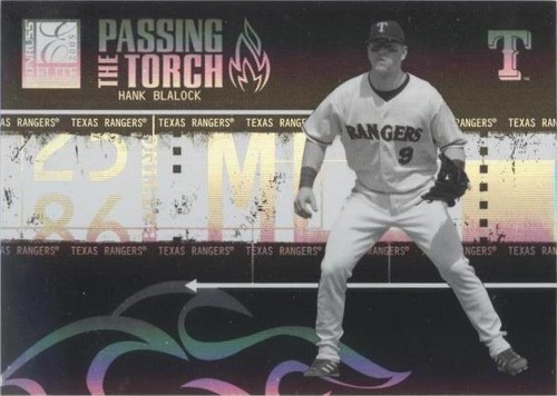 2005 Donruss Elite - Hank Blalock #PT-16