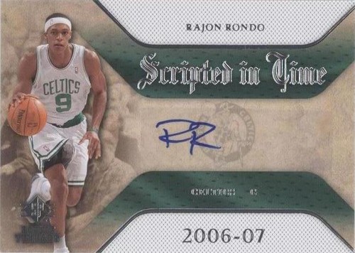 2007-08 SP Rookie Threads - Rajon Rondo #SIT-RR