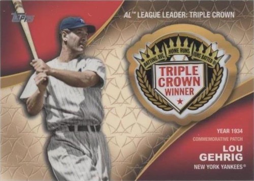 2019 Topps Series 2 Lou Gehrig 150th Anniversary Patch #AMP-LG