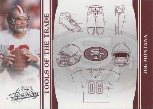 2006 Playoff Absolute Memorabilia Joe Montana #TOT-79