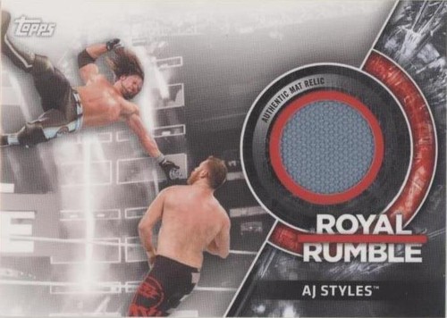 2018 Topps WWE Then Now Forever - AJ Styles #MRRR-AJ