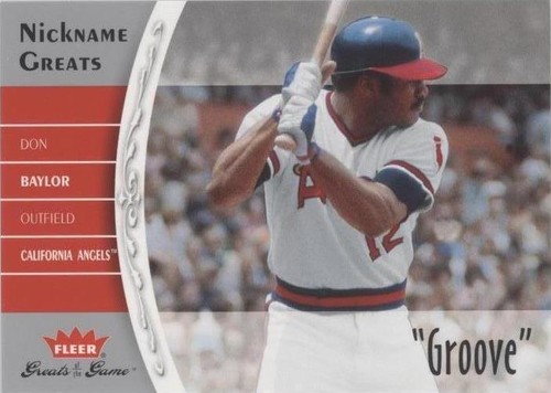 2006 Fleer Greats of the Game - Don Baylor #NG-DB