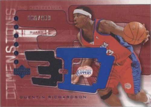 2003-04 Upper Deck Triple Dimensions - Quentin Richardson #3DW46