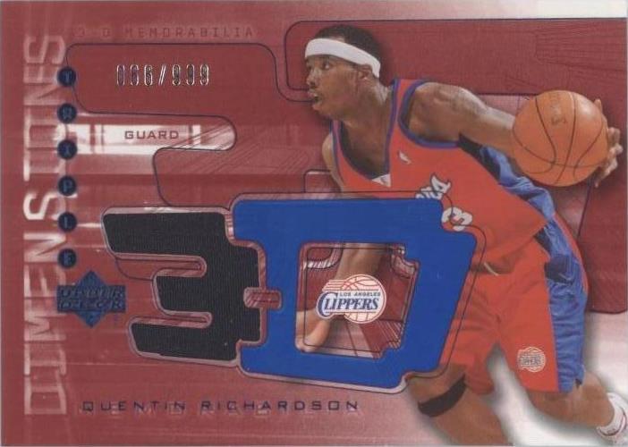 2003-04 Upper Deck Triple Dimensions - Quentin Richardson #3DW46