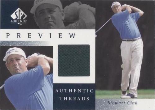 2001 SP Authentic Preview - Stewart Cink #SC-AT