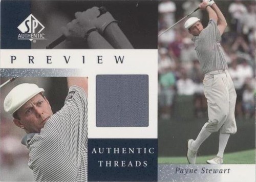 2001 SP Authentic Preview - Payne Stewart #PS-AT